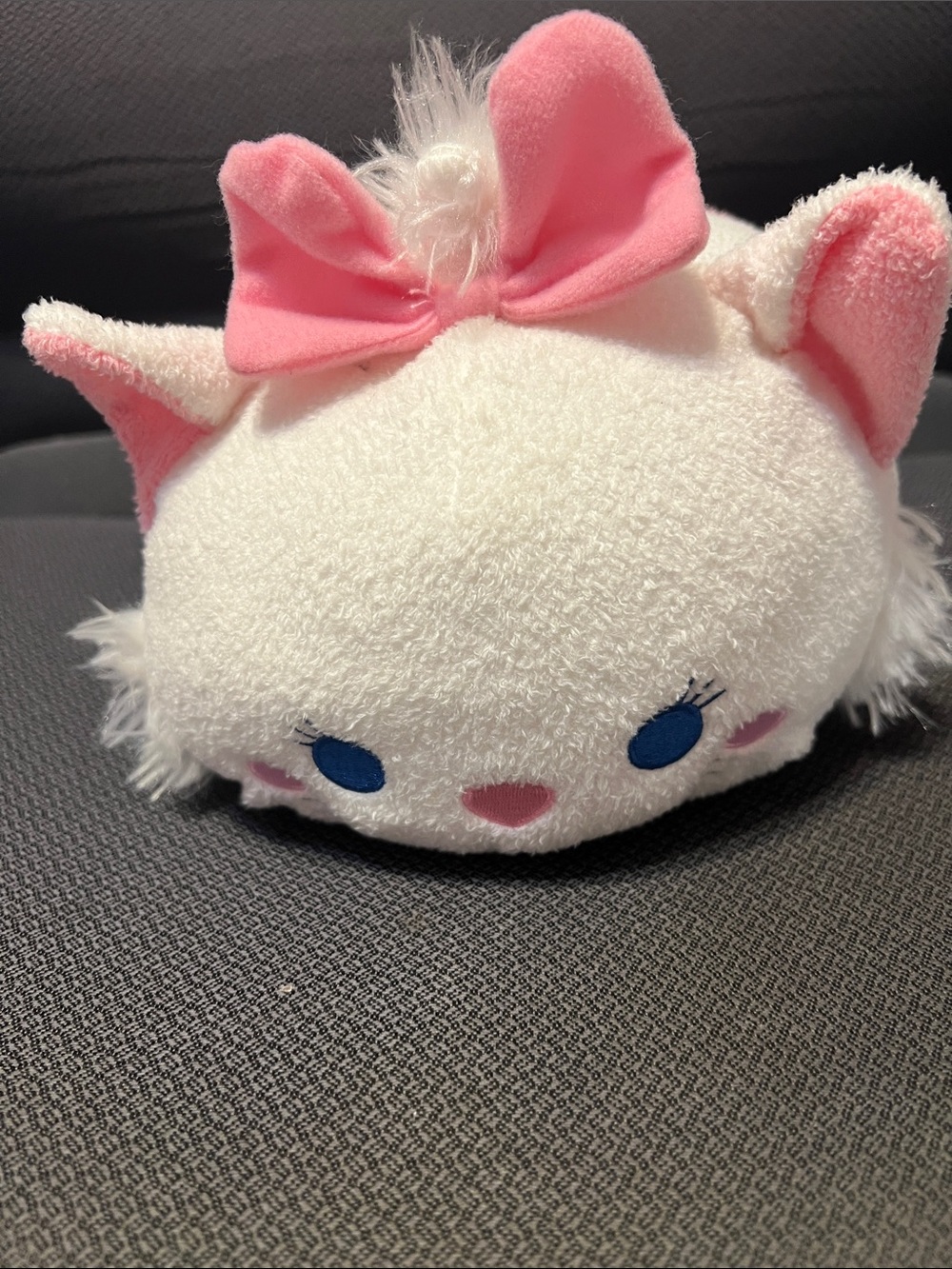 Disney White and Pink Cat Plush